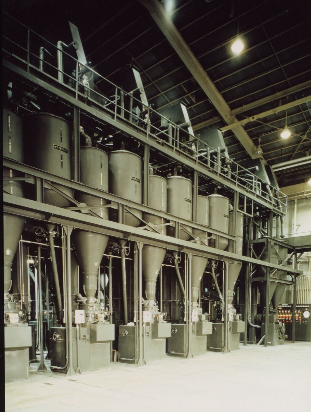 Rice milling machinery at a certified mill in Odisha